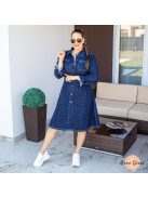 Lemila őszi rugalmas farmer midi ruha 