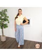 Lea lenge gumis derekú viszkóz nadrág - pöttyös